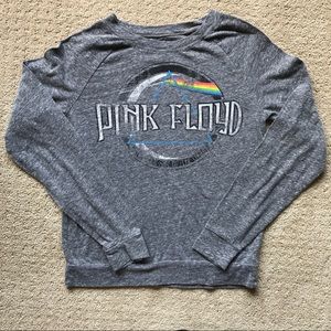 Pink Floyd Burnout Long Sleeve Thin Sweatshirt XS